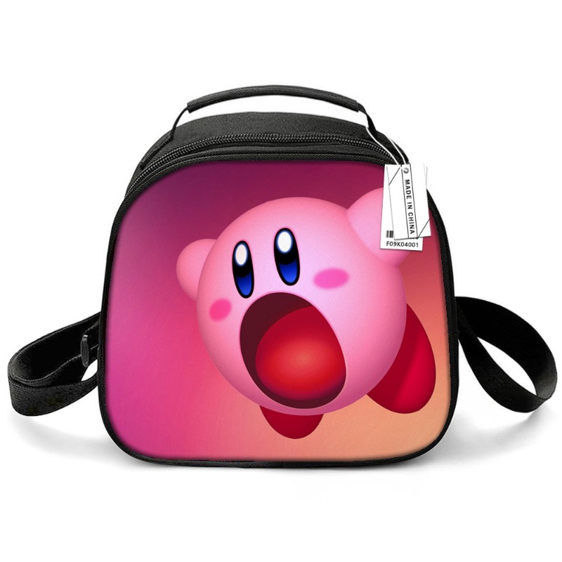 Anime Tote Bag - Kirby Game Cute Cartoon Print Insulated