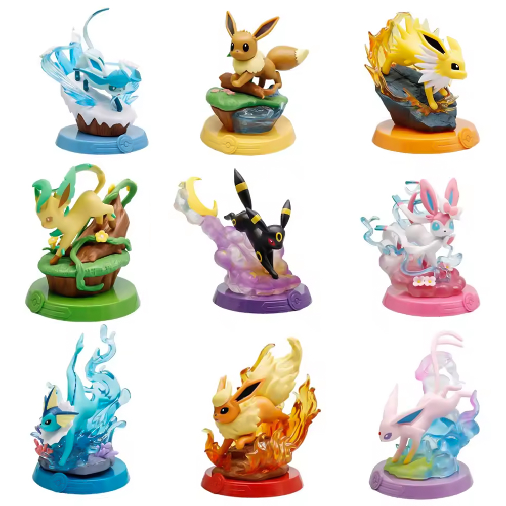 Pokemon Anime Merchandise - Anime Pokemon Funism Adventure Eevee Family