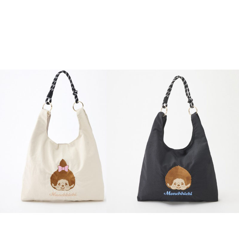 Anime Tote Bag - Japanese Monqiqi embroidery tote bag large