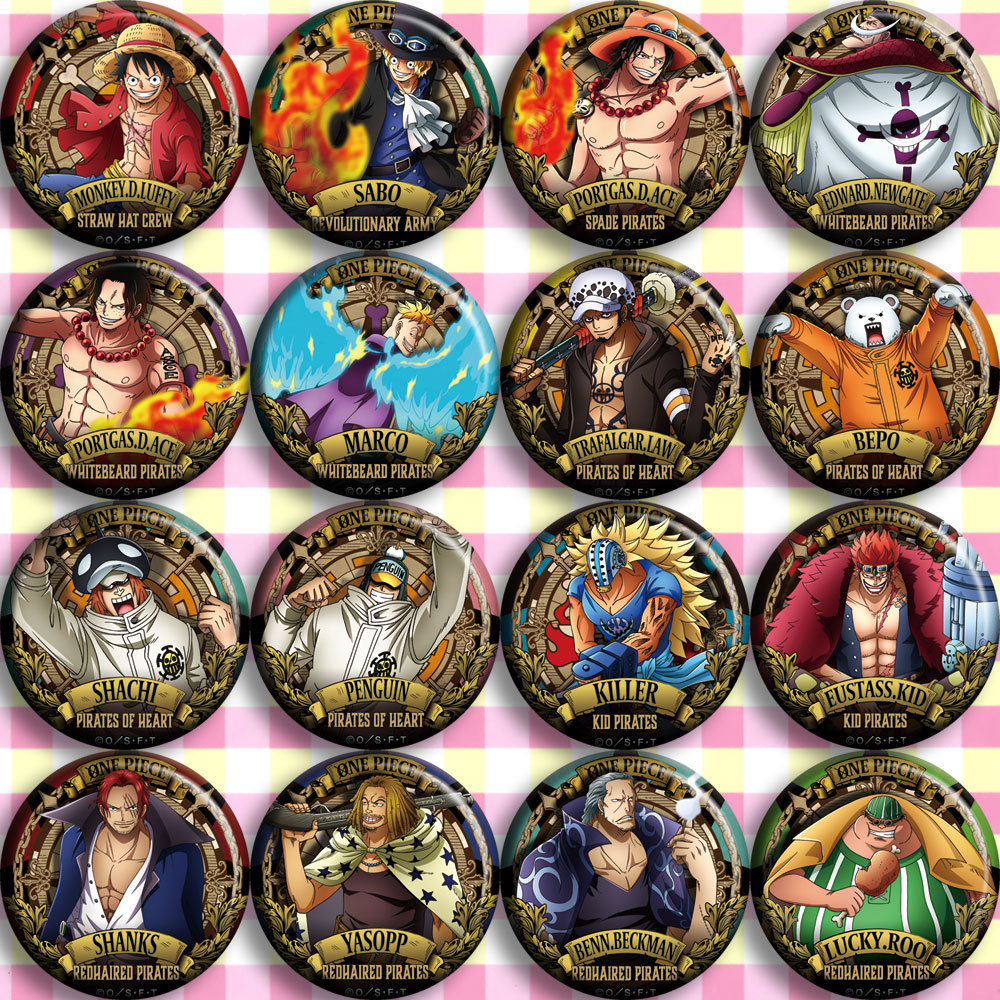 ONEPIECE Anime Badge C Style L - Luffy Anime Merchandise ulasan dan harga
