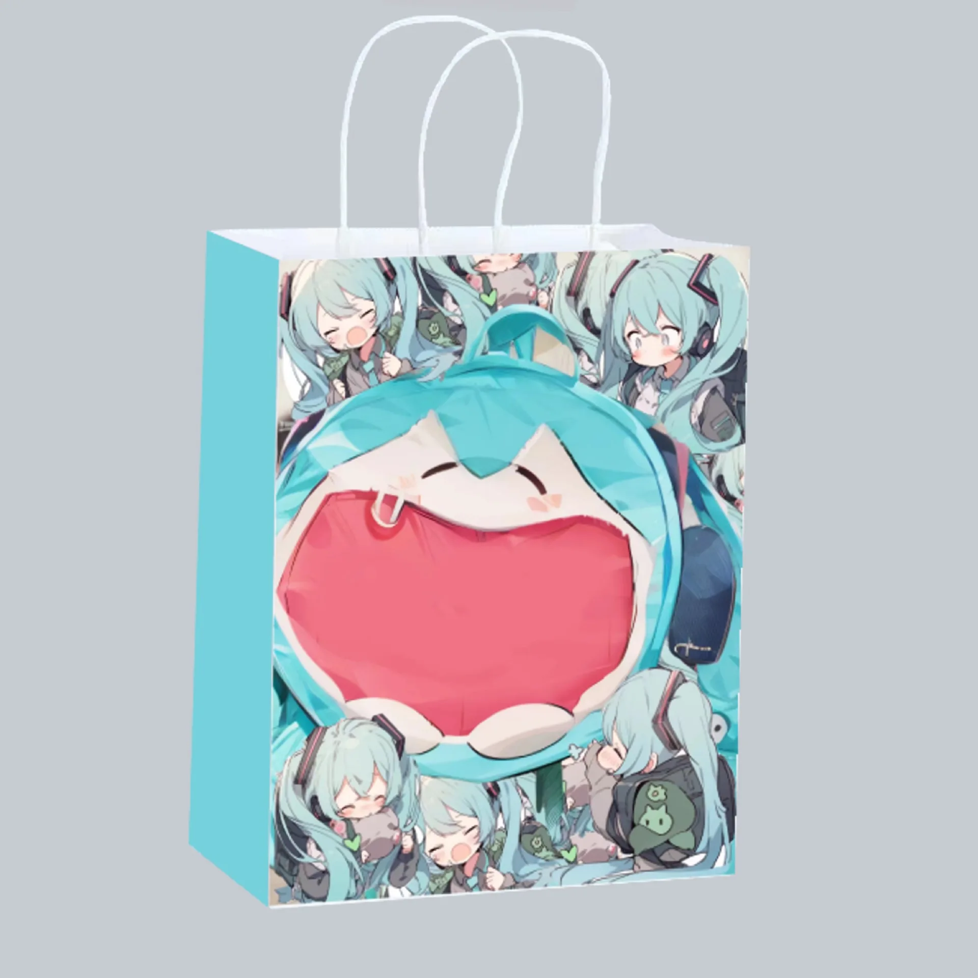 Cute Anime Hatsune Miku Paper  - Anime Tote Bag ulasan dan harga