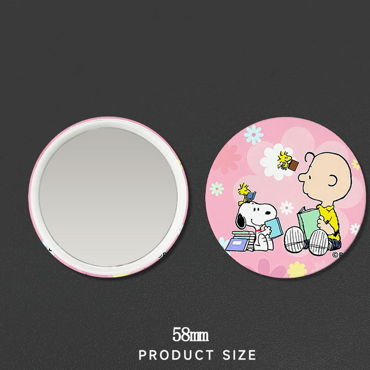 New Snoopys Badge Mirror Woman - Anime Girl Merchandise ulasan dan harga