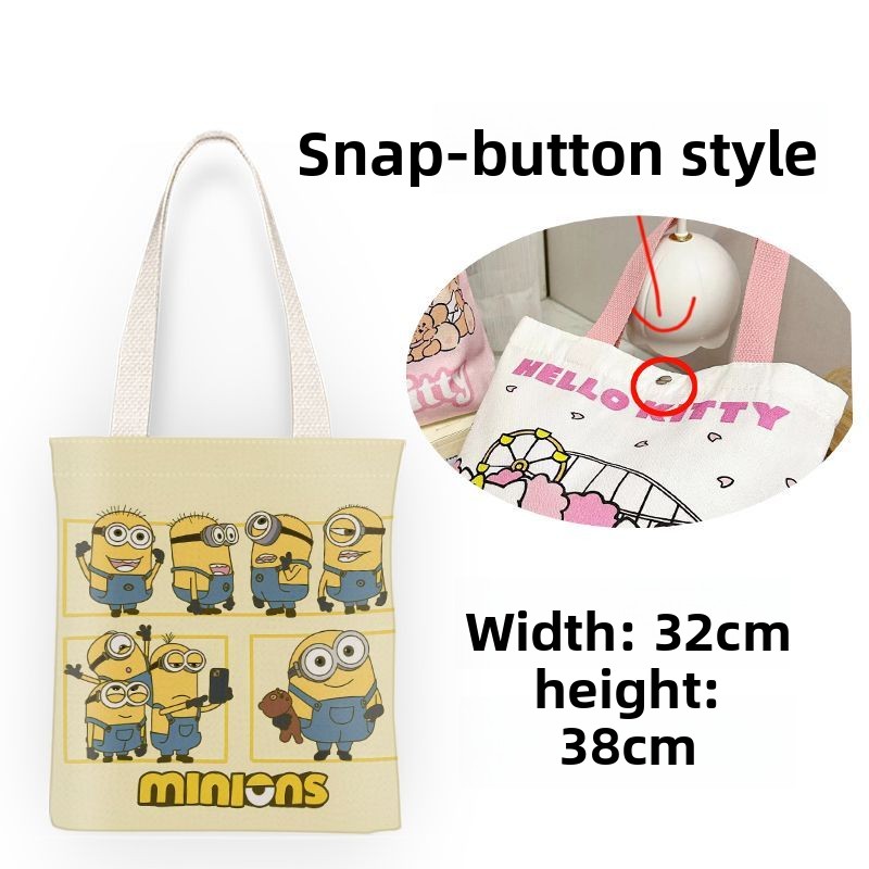 Minions movie animation cartoo - Anime Tote Bag ulasan dan harga