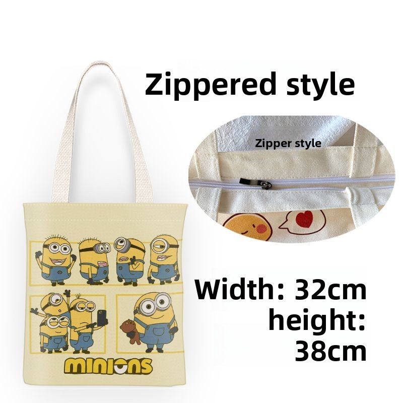 Minions movie animation cartoo - Anime Tote Bag ulasan dan harga