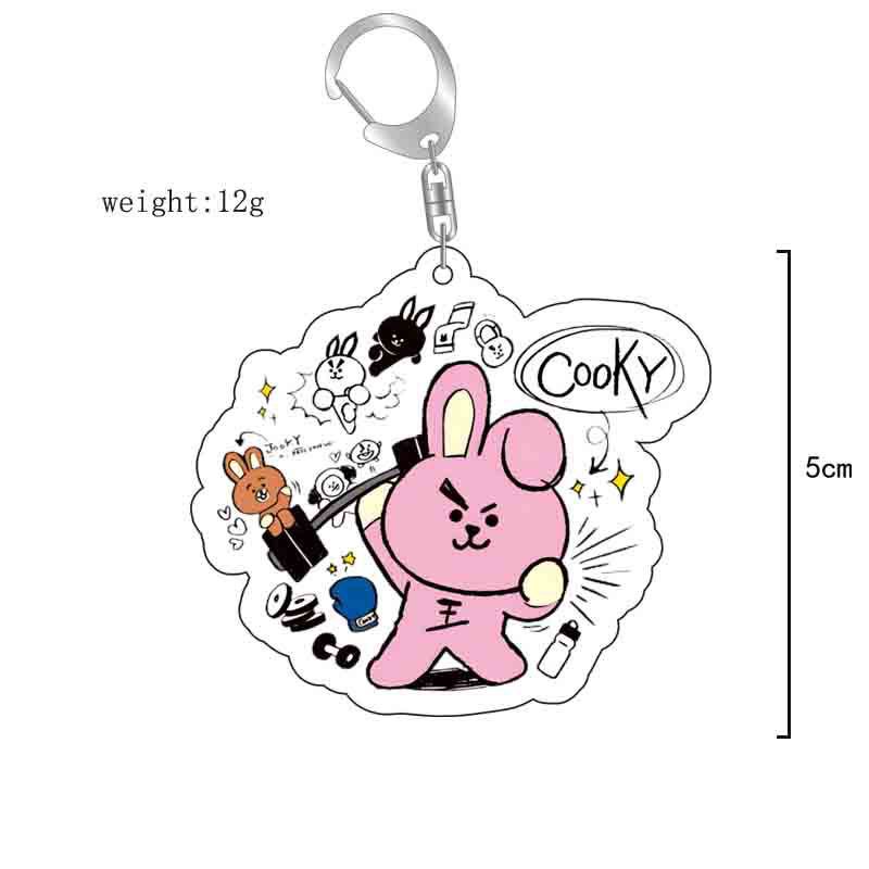 BT21 anime cartoon cute acryli - Anime Girl Merchandise ulasan dan harga