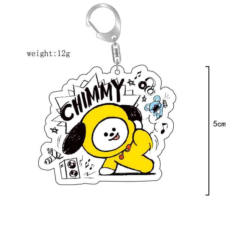 BT21 anime cartoon cute acryli - Anime Girl Merchandise ulasan dan harga