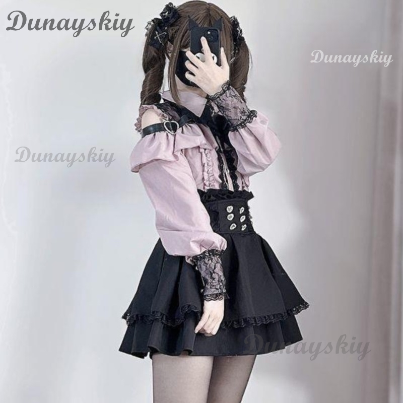 Jirai Kei Lolita Outfit Girls  - Anime Girl Merchandise ulasan dan harga