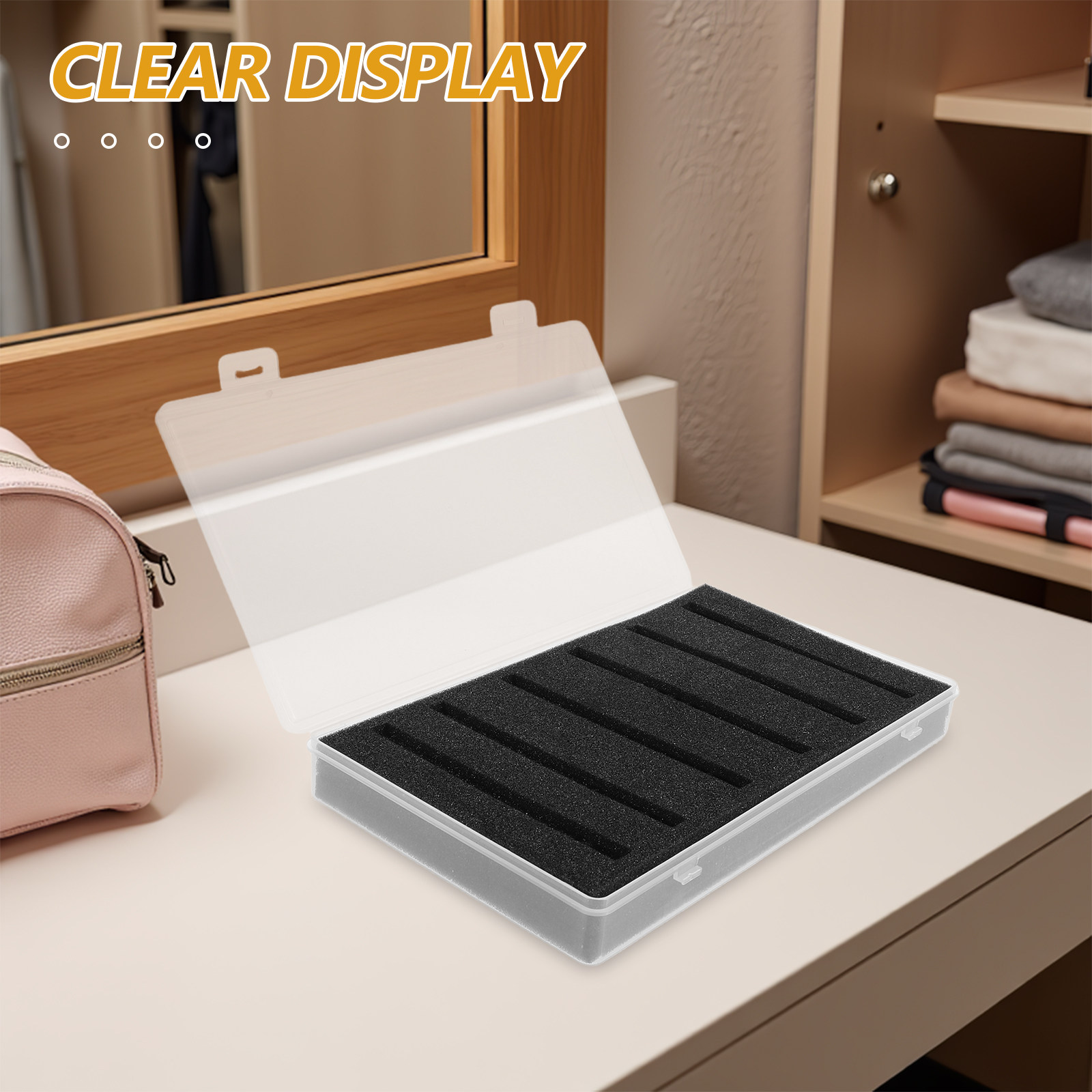Miniature Carrying Case Clear  - Figure Display Box ulasan dan harga