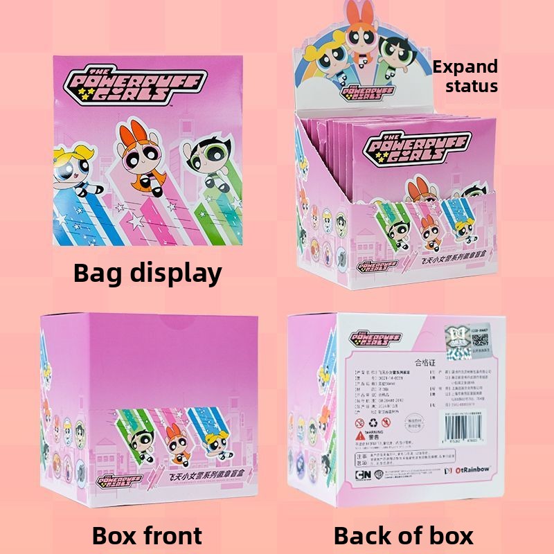 Full Box of Official Powerpuff - Anime Girl Merchandise ulasan dan harga