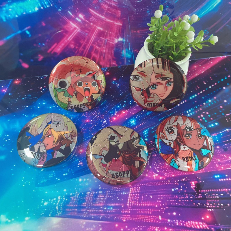 One Piece Anime Badge Pins Luf - Luffy Anime Merchandise ulasan dan harga
