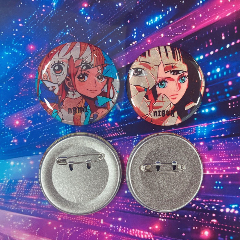 One Piece Anime Badge Pins Luf - Luffy Anime Merchandise ulasan dan harga