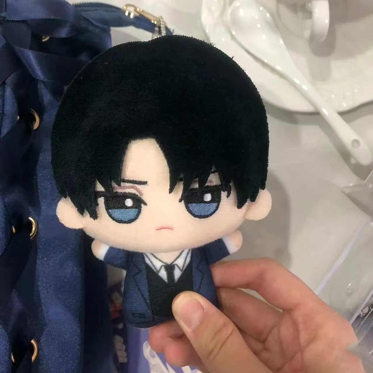 10cm Levi Ackerman Plushie Ani - Anime Merchandise For Sale ulasan dan harga