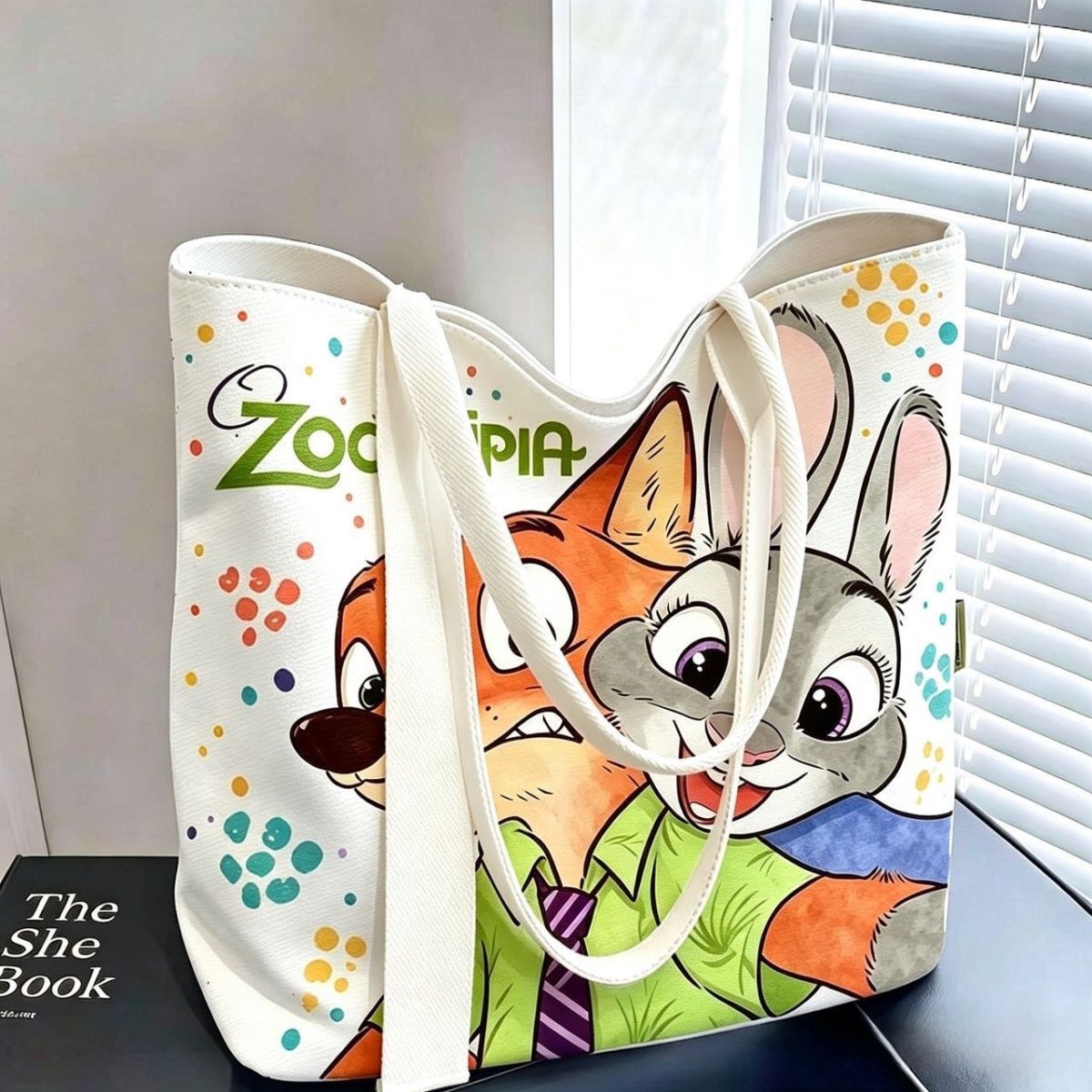 Zootopia Cartoon Canvas Tote B - Anime Tote Bag ulasan dan harga