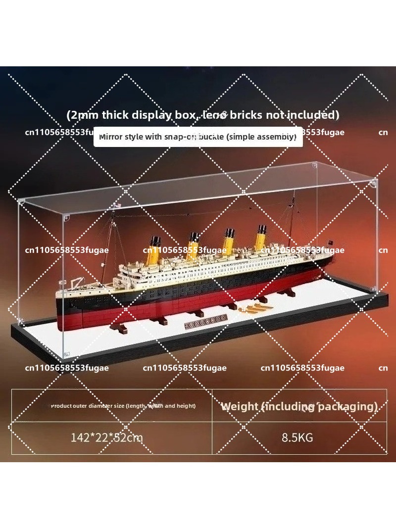 Suitable for 10294 Titanic mod - Figure Display Box ulasan dan harga