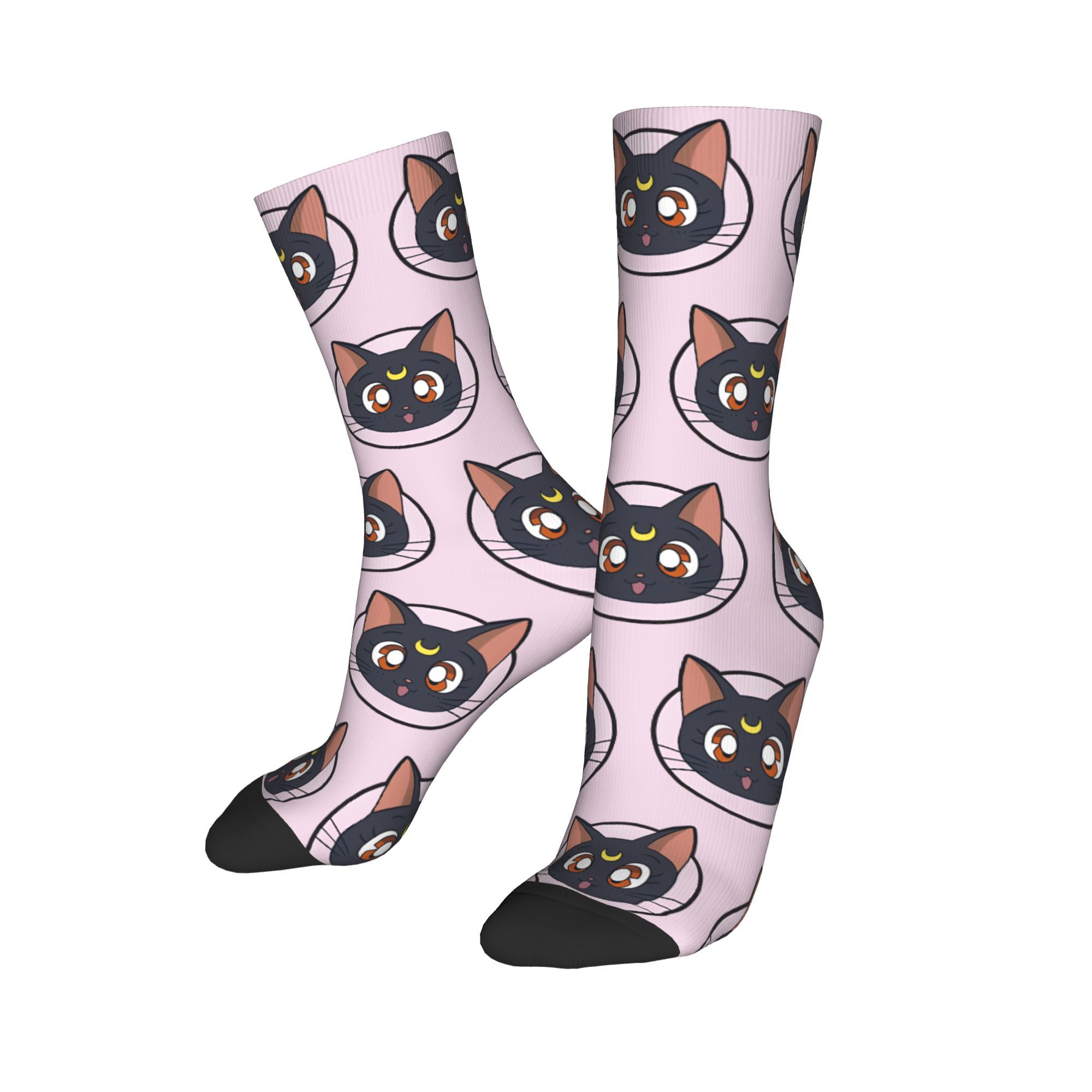 Trendy Unisex Crew Socks Sailo - Anime Girl Merchandise ulasan dan harga