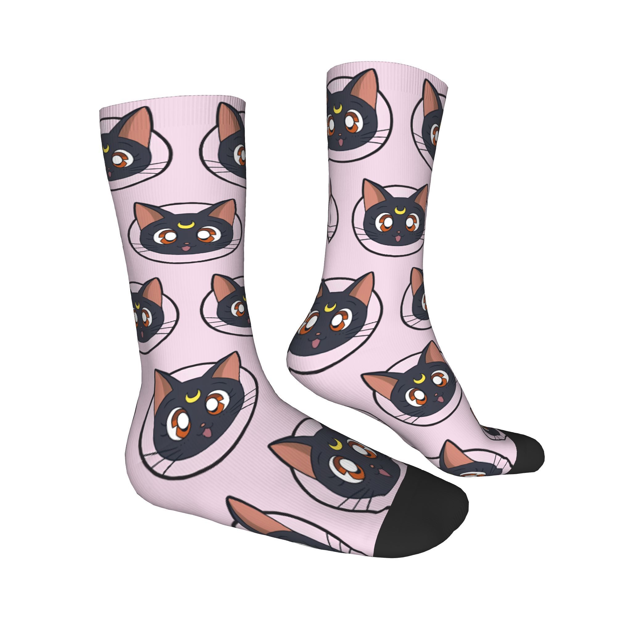 Trendy Unisex Crew Socks Sailo - Anime Girl Merchandise ulasan dan harga