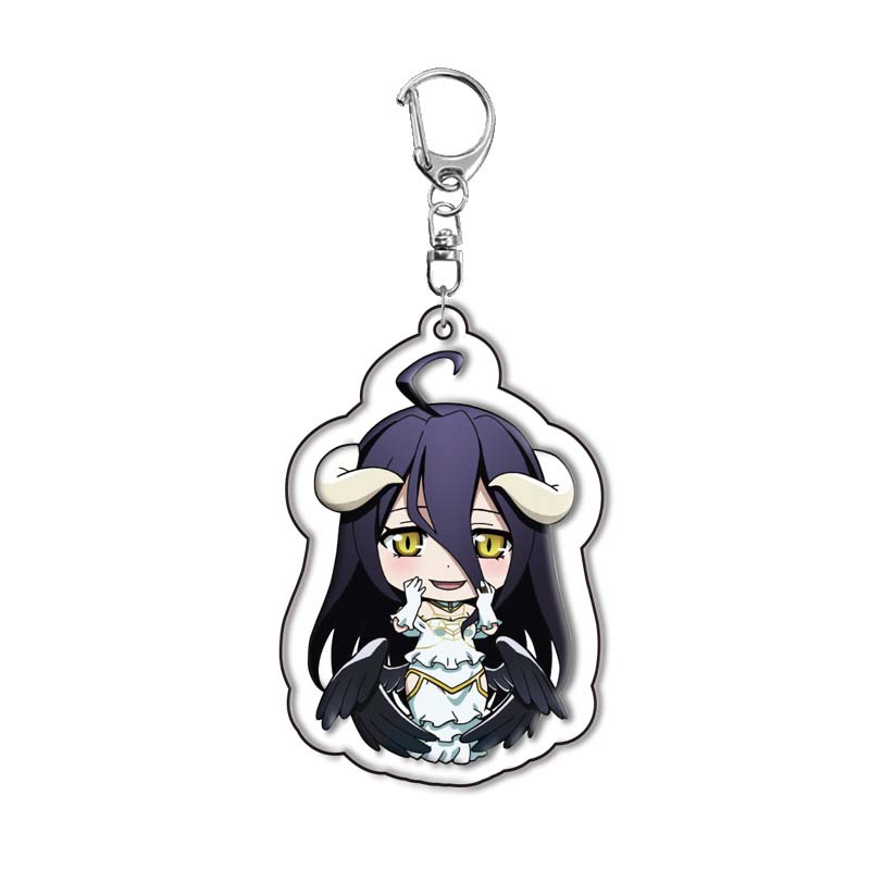 Overlord Albedo Anime Keychain - Overlord Anime Merchandise ulasan dan harga