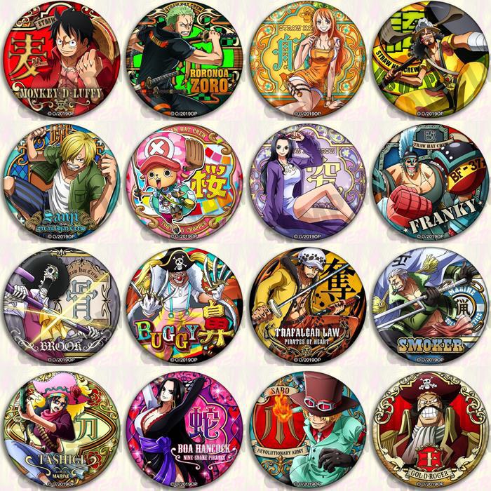 One Piece Anime Badge Pin Set  - Luffy Anime Merchandise ulasan dan harga