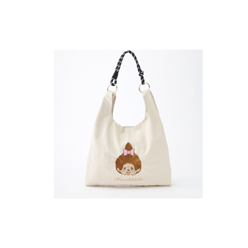 Japanese Monqiqi embroidery to - Anime Tote Bag ulasan dan harga
