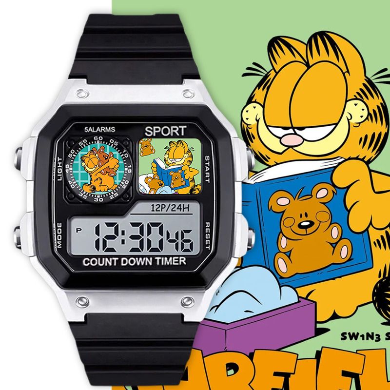 Garfield cartoon cute student  - Anime Girl Merchandise ulasan dan harga