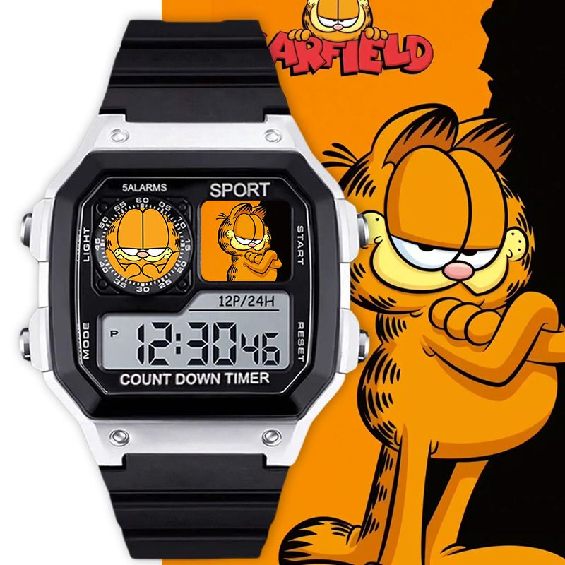 Garfield cartoon cute student  - Anime Girl Merchandise ulasan dan harga