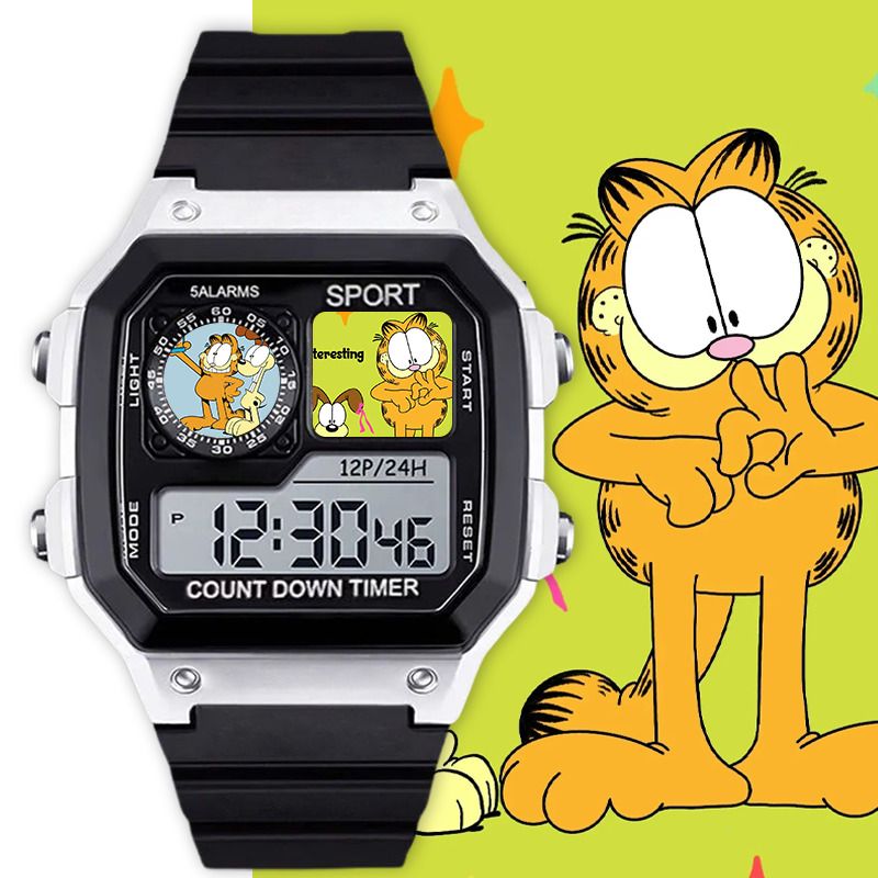 Garfield cartoon cute student  - Anime Girl Merchandise ulasan dan harga
