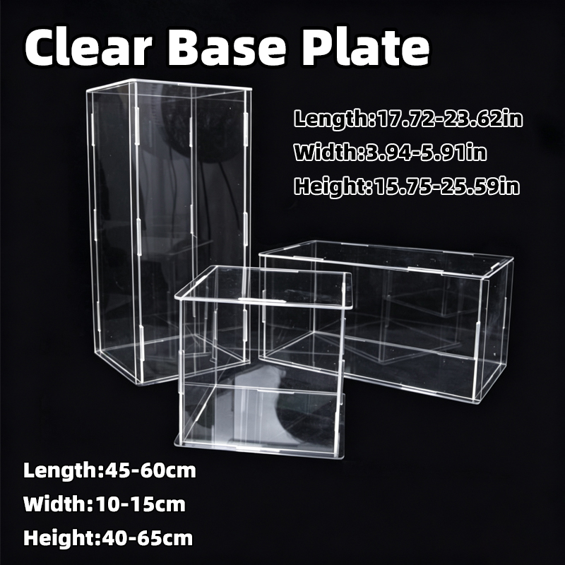 Self-assembly Full Clear Acryl - Figure Display Box ulasan dan harga
