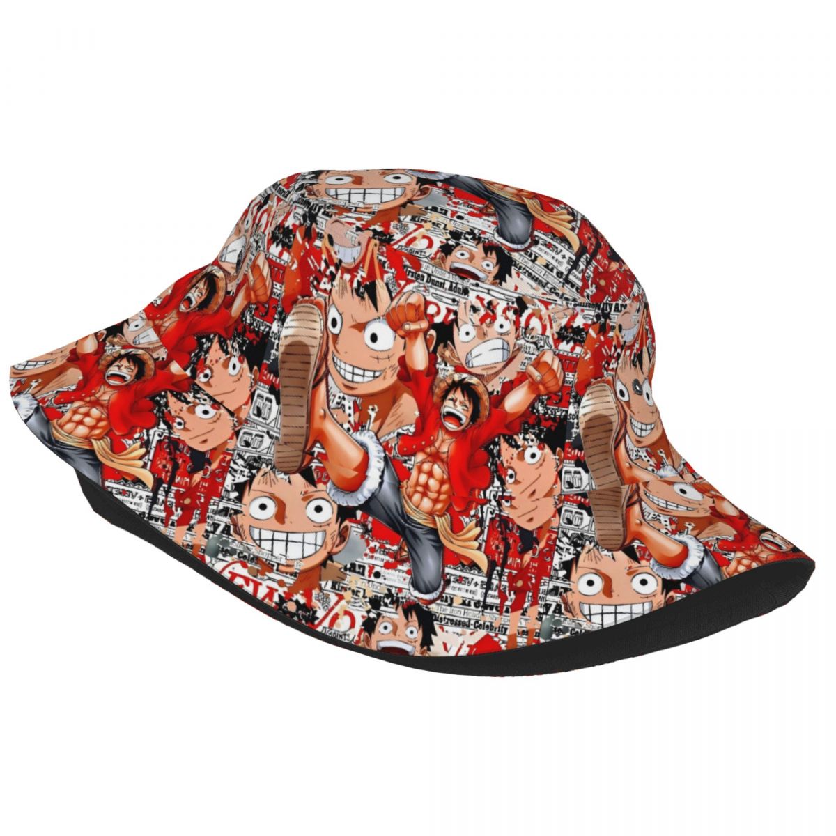 Anime One Piece Luffy Bucket H - Luffy Anime Merchandise ulasan dan harga