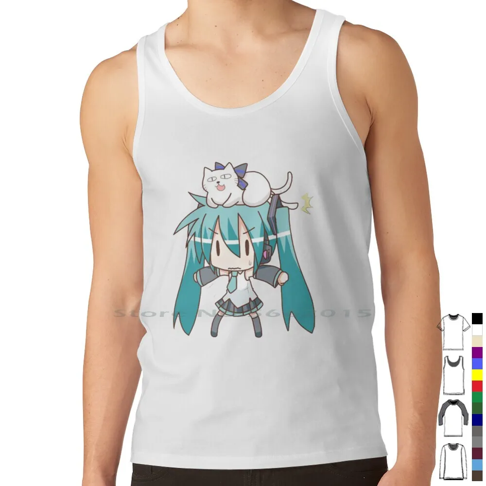 Miku T Shirt 100% Cotton Kawai - Anime Girl Merchandise ulasan dan harga