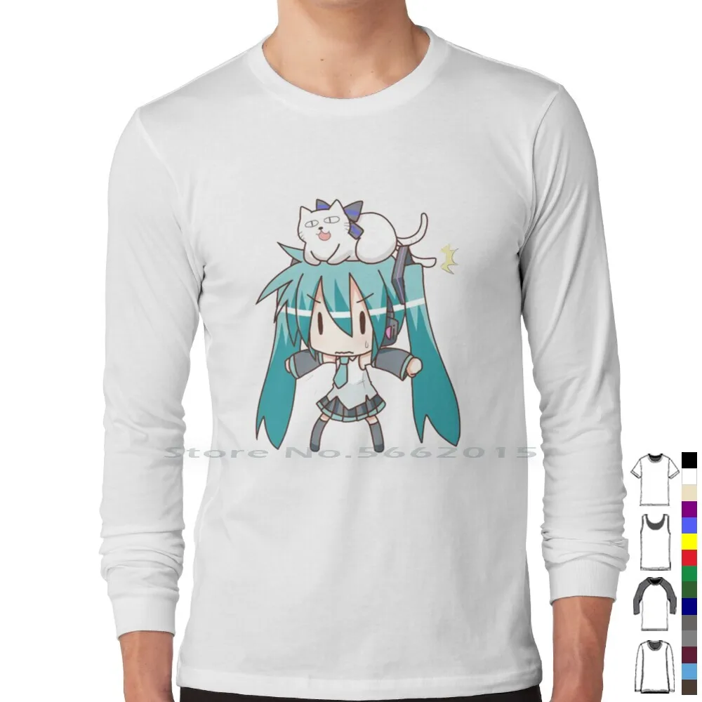 Miku T Shirt 100% Cotton Kawai - Anime Girl Merchandise ulasan dan harga