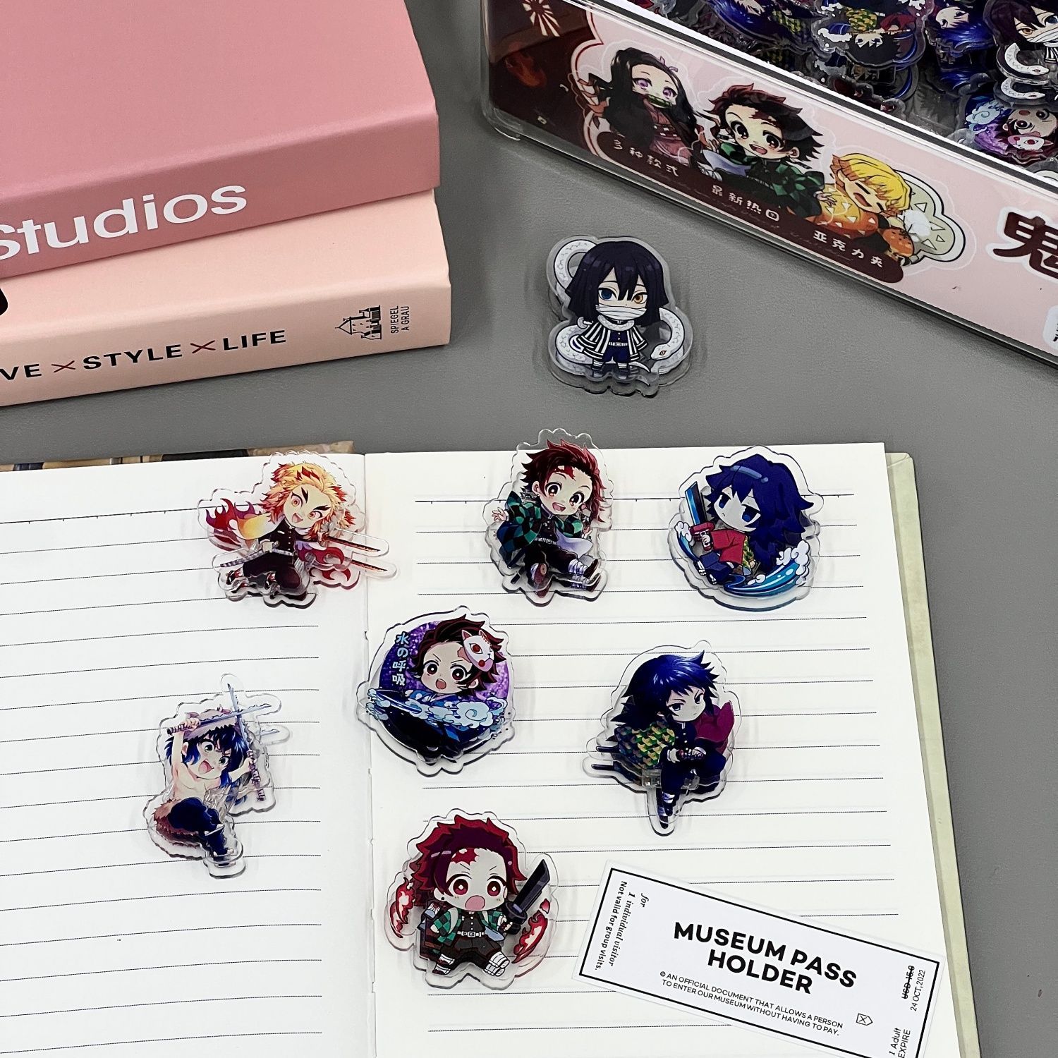 Full box of Demon Slayer PP fo - Anime Merchandise Box ulasan dan harga