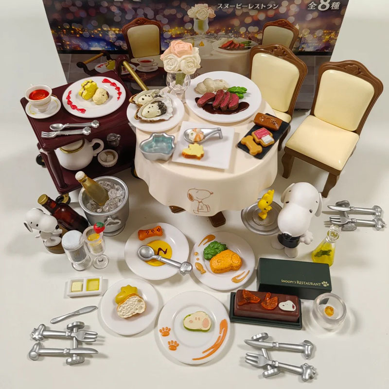 rement Snoopy Restaurant Ameri - Figure Display Box ulasan dan harga