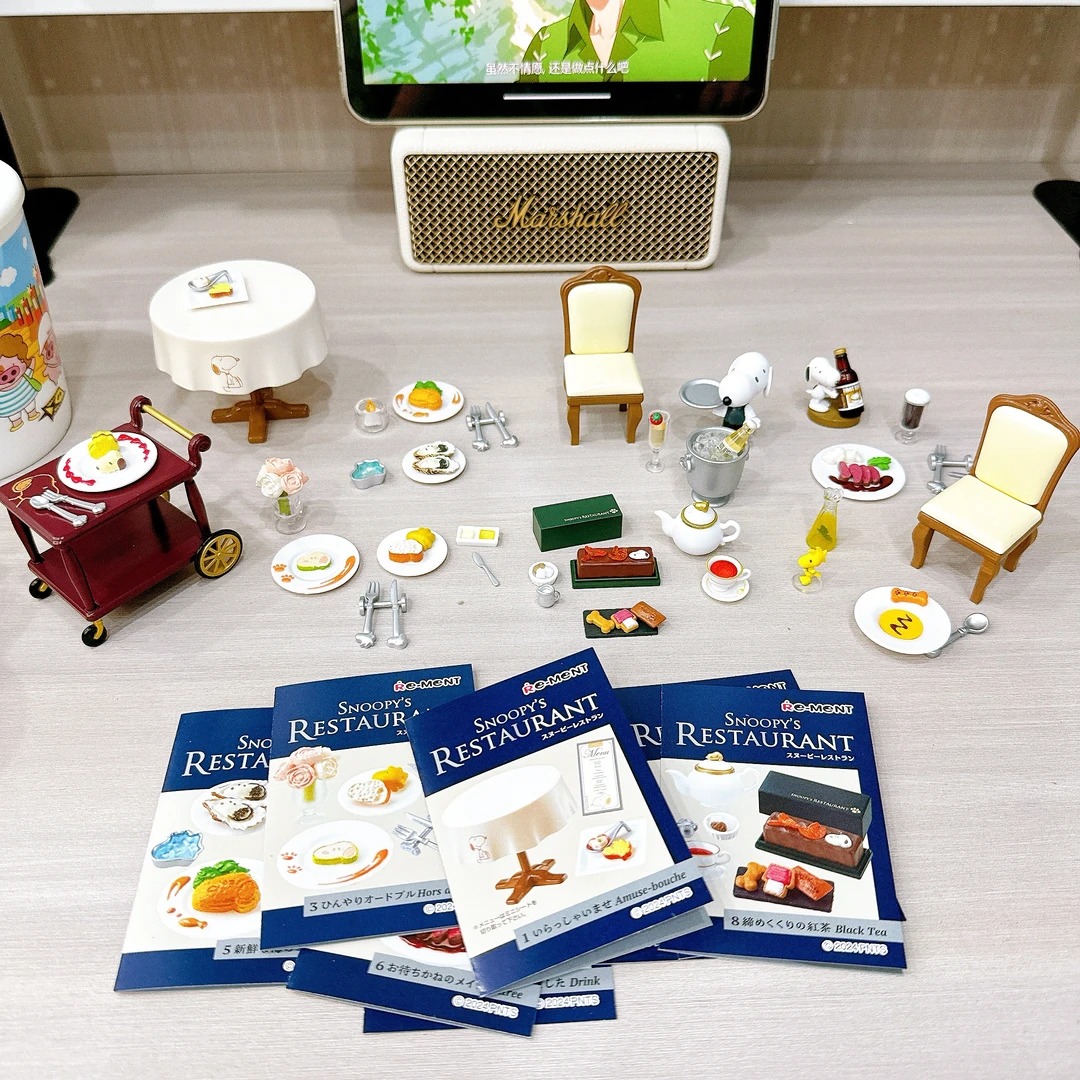 rement Snoopy Restaurant Ameri - Figure Display Box ulasan dan harga